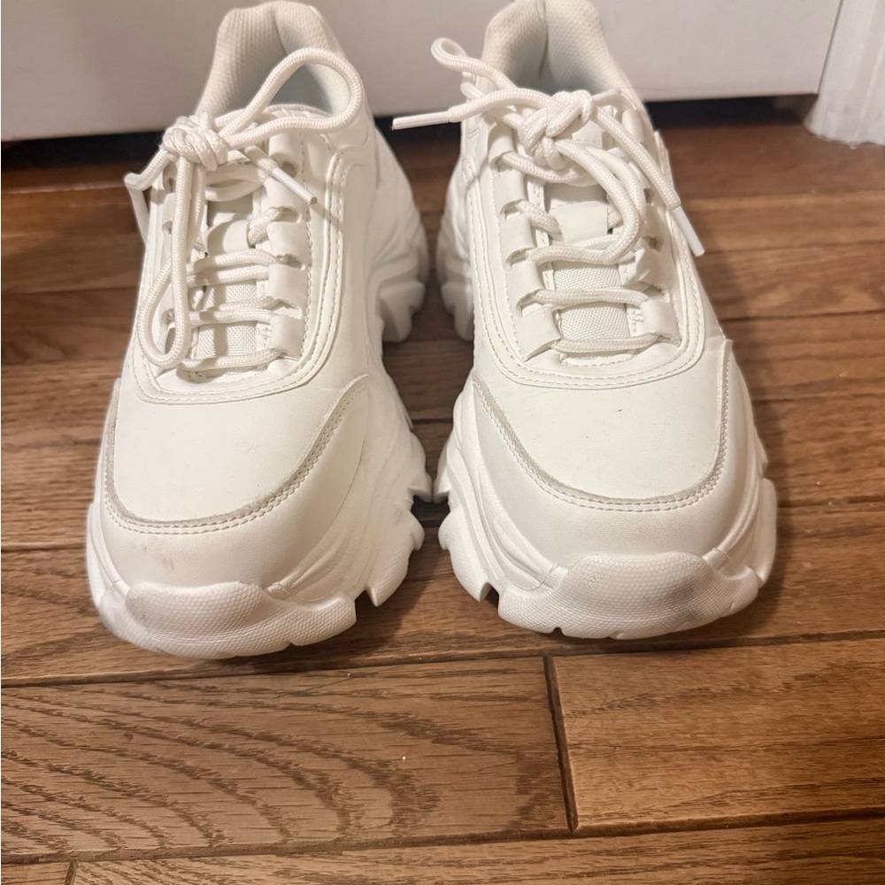 White Chunky Sneakers